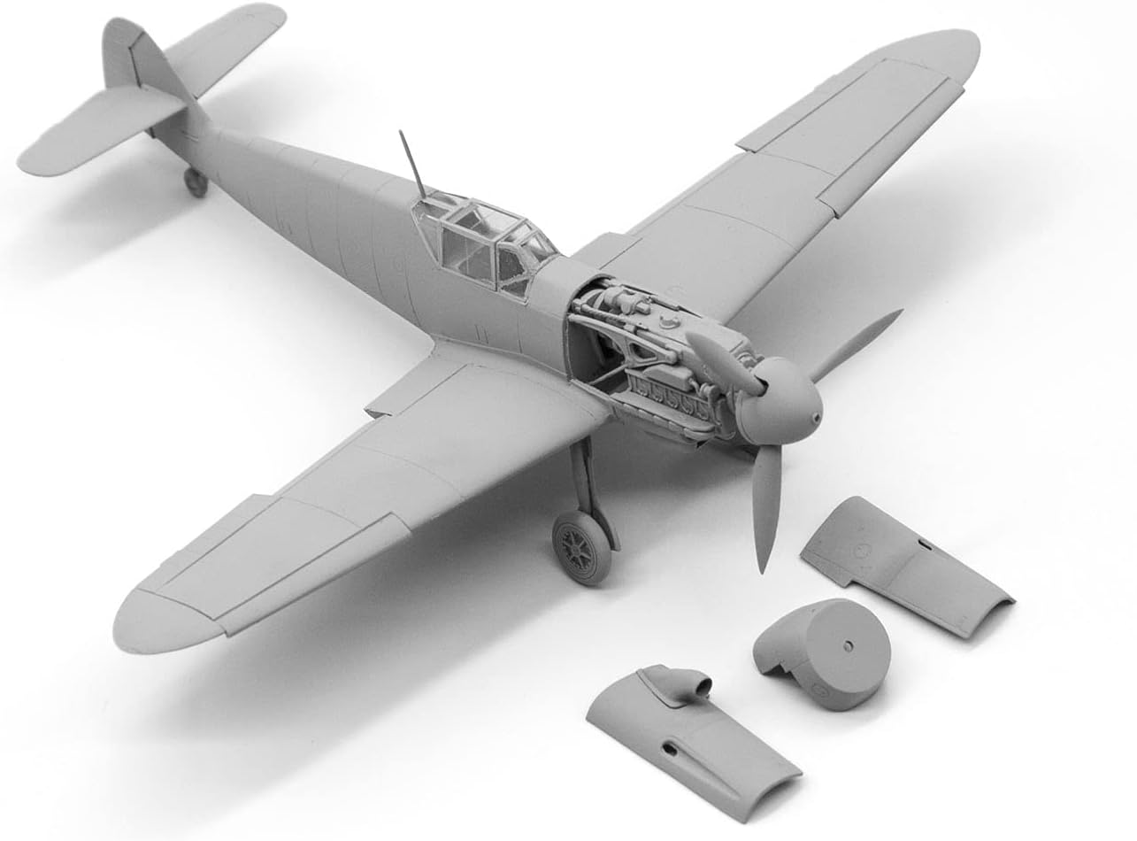 ICM 48103 - Plastic Aircraft Model Kit Messerschmitt Bf 109F-4, WWII German Fighter - Scale 1:48