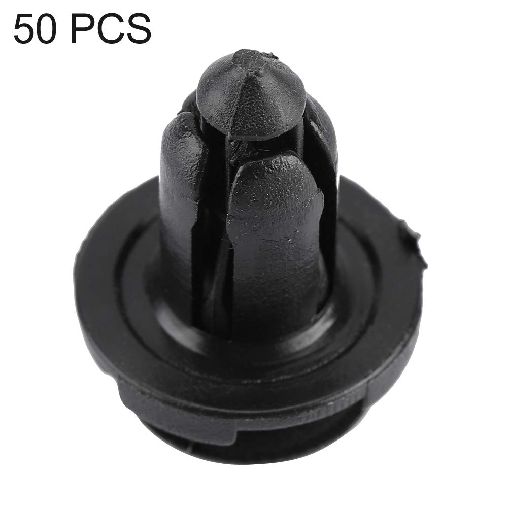 Rivet Fastener Car Bumper Fastener Fermo Clip Kit Front e Rear Guard Montaggio Clip Fibbia Rivetto Trim per Accord Crosstour Odyssey Civic CR-V Element Prelude Pilot 1997-2018(50 Pcs)