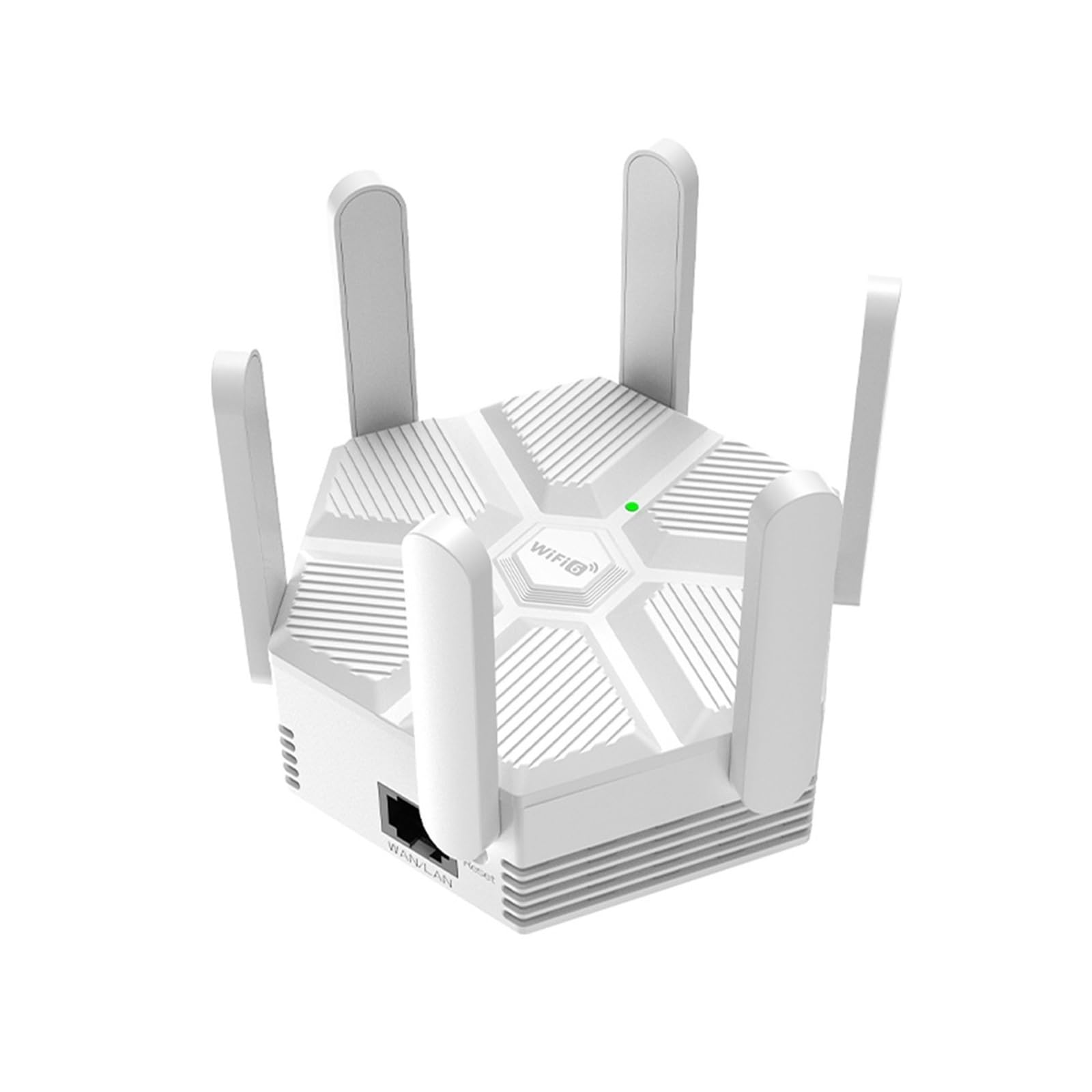 Wzmacniacz Sygnału WiFi 6 1800 Mb/s, Dwuzakresowy, Gigabitowy, Bezprzewodowy, Rozszerzający Zasięg, Do Biura Domowego Easy Szeroka Kompatybilność