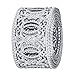CraftyCrocodile Metal Ribbon for Decor Craft - Decorative Silver Trim for Crafting - 2