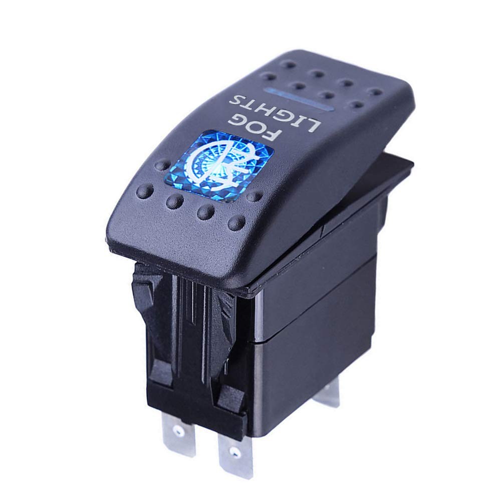 Fog Lights Rocker Switch 5 Pin On-off 12v/24v With Led Indicator For Fog Lights Rocker Switch 5 Pin On-off 12v/24v With Led Indicator For