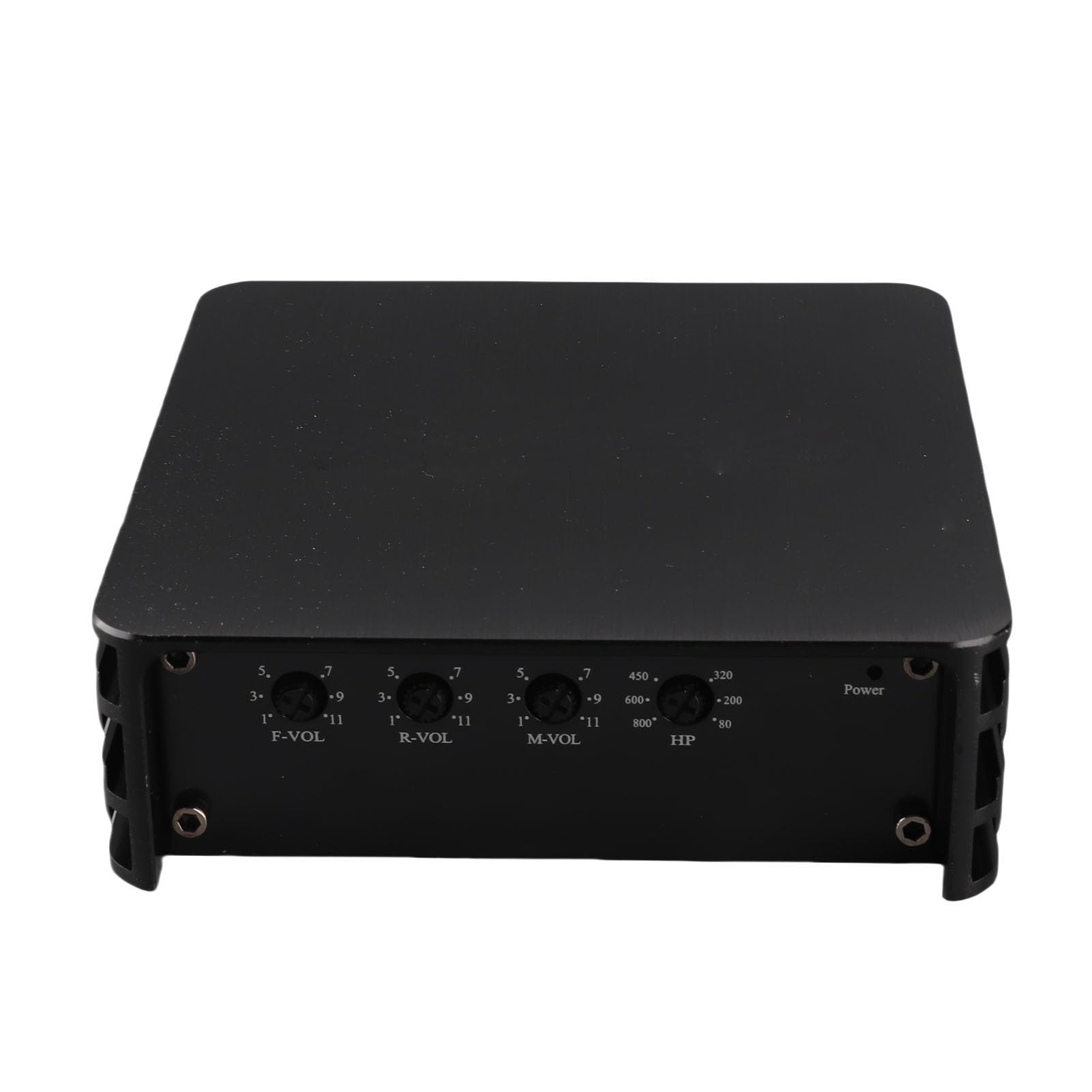 Amplificador de coche DSP 320W 6 canales Clase AB para estéreo de coche Android, mejora la calidad del sonido aleación de aluminio (6 canales)