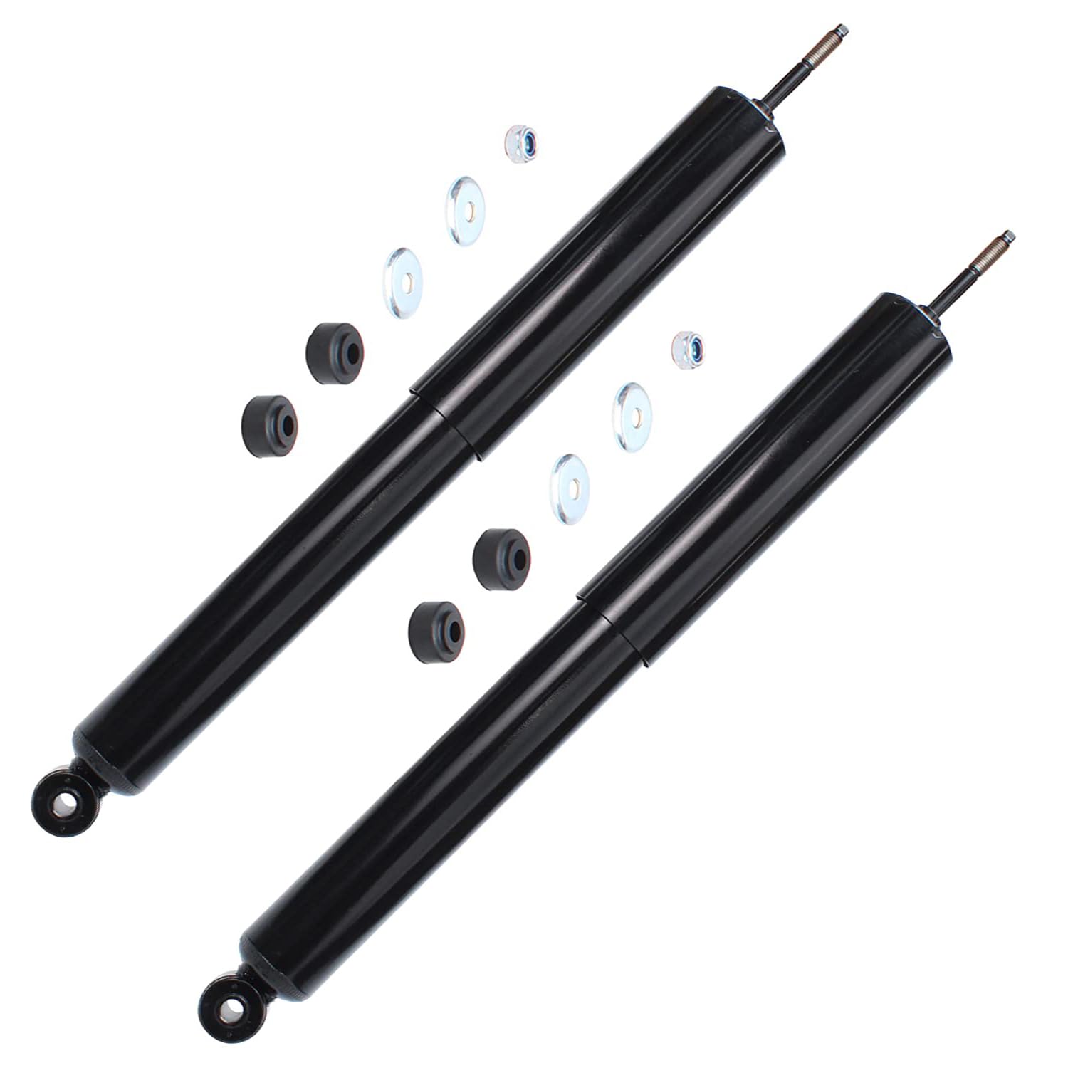 Detroit Axle - Rear 2pc Shock Absorbers for Ford E-150 E-250 Econoline
