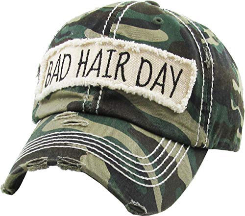 Image of Vacation Beach Camping Womens Baseball Cap Distressed Vintage Unconstructed Embroidered Patch Hat