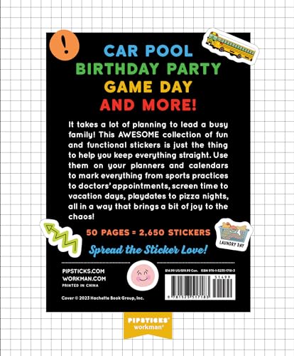 So. Many. Planner Stickers. For Busy Parents: 2,650 Stickers to Organize Your Family Calendar (So. Many. Stickers.) - Image 2