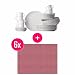 Produktbild THOMAS Porzellan TREND Weiß Kombi-Set 30-tlg. + 6 Tischset NEU