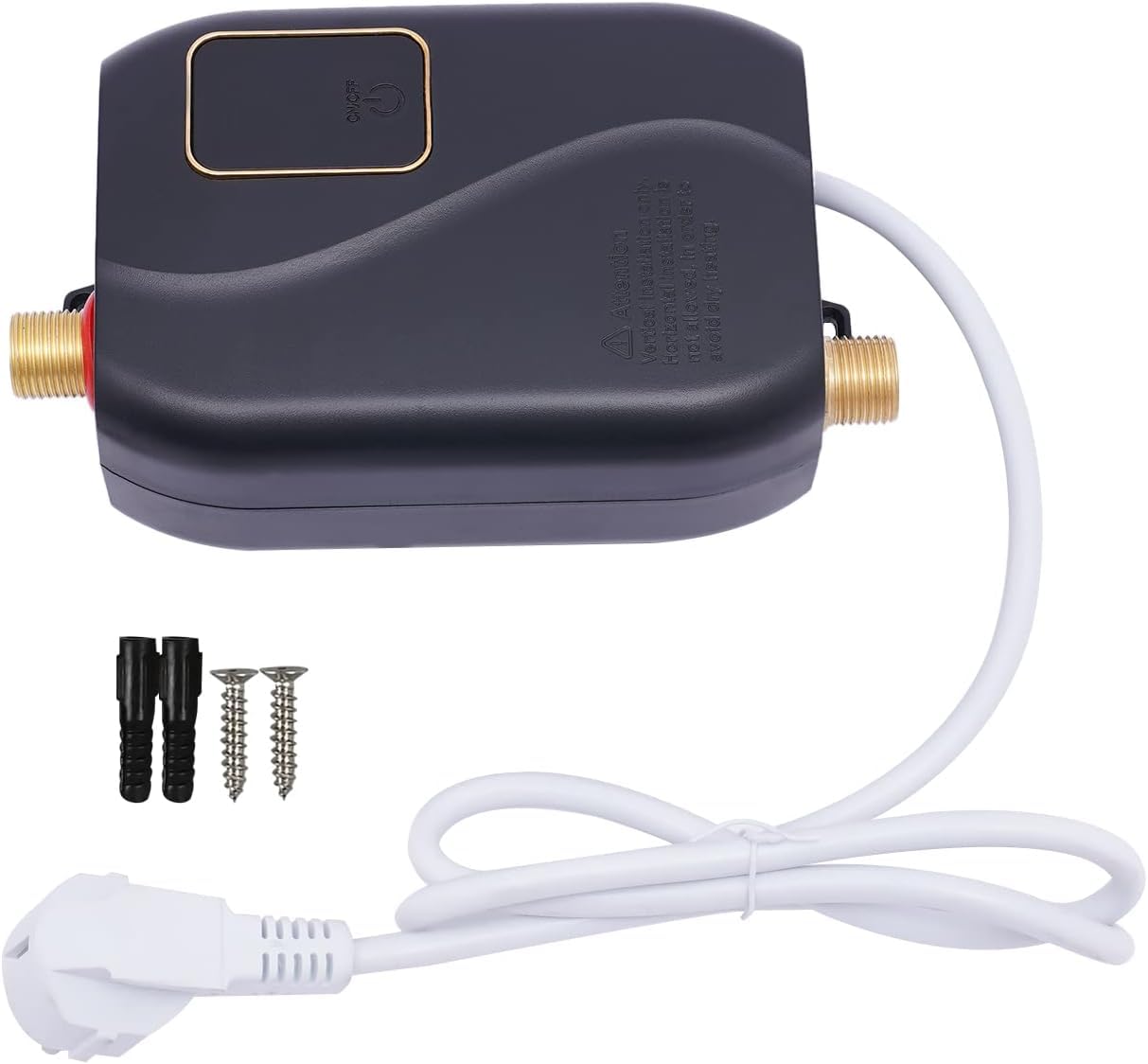 Podgrzewacz przepływowy 230 V, elektryczny, bezzbiornikowy, 3500 W, do łazienki, kuchni, 25-50 °C, mini podgrzewacz wody