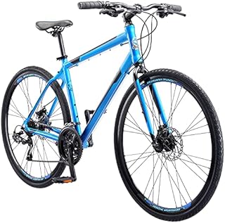 Schwinn Volare 1200 Adult Hybrid Road Bike, 28-inch wheel, 19-Inch Aluminum Frame, Matte Blue
