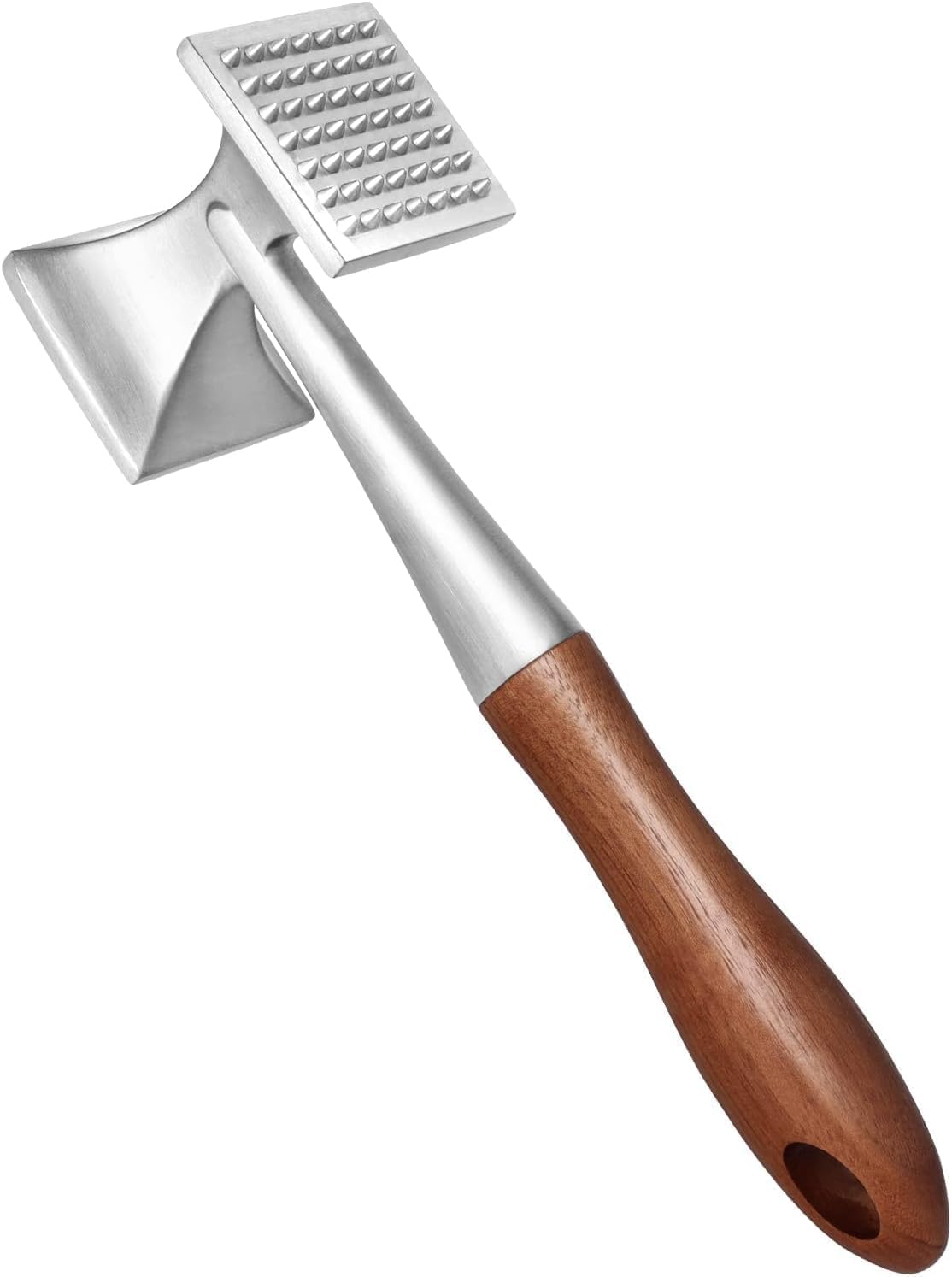 Asdirne Marteau à Viande Attendrisseur Très Résistant 26 CM Maillet Cuisine 2 en 1