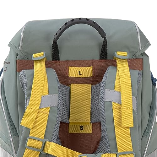 LÄSSIG Schulranzen Set mit Sporttasche, Federmäppchen, Stiftemäppchen, Turnbeutel und Brustbeutel ab 6 Jahre/School Bag Set Adventure Bus