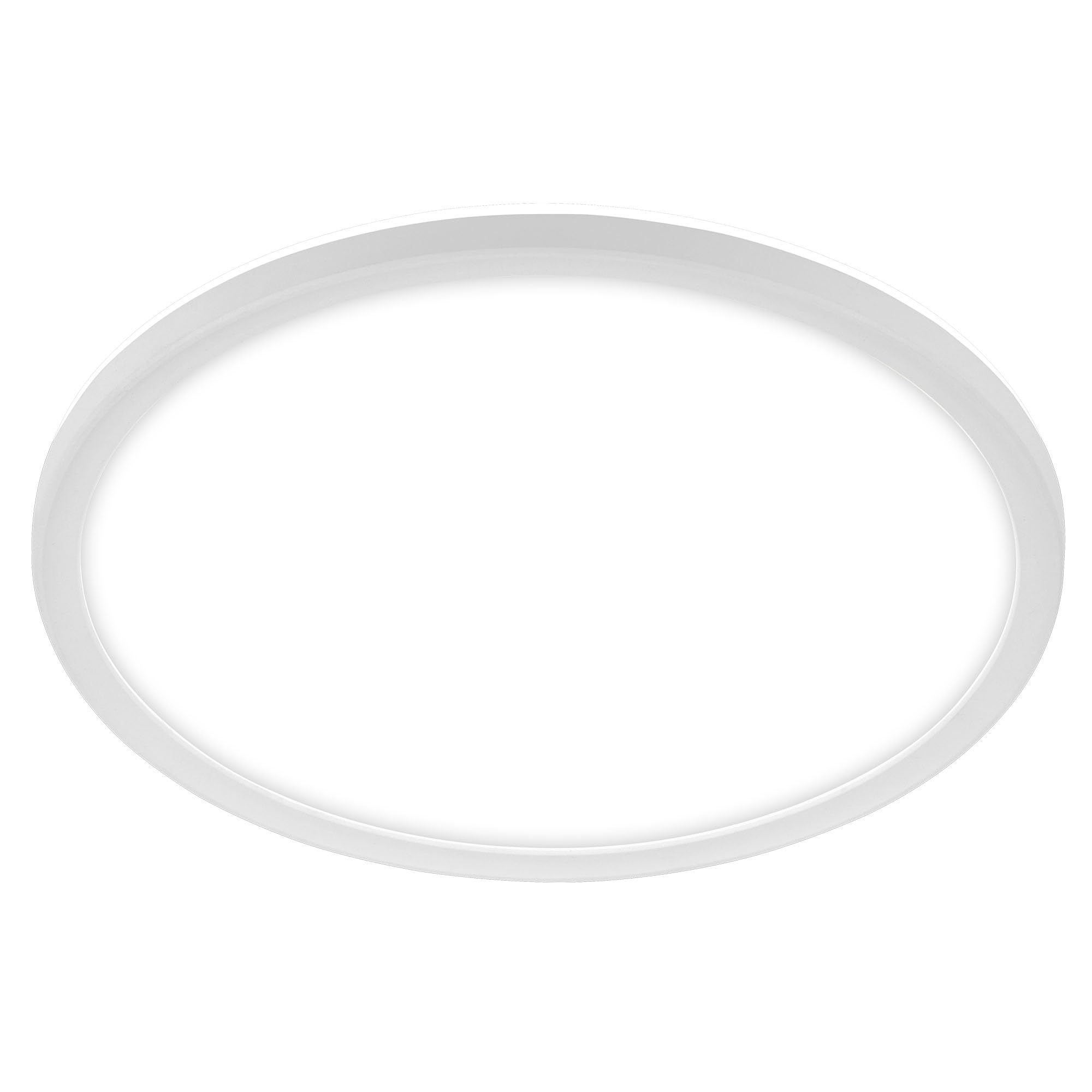 BRILONER - LED Ceiling Bathroom Lamp with Backlight Effect, Slim, Neutral White Light, Ceiling Light, LED Panel, Kitchen Light, Water Repellent, 42 x 3.5 cm, White