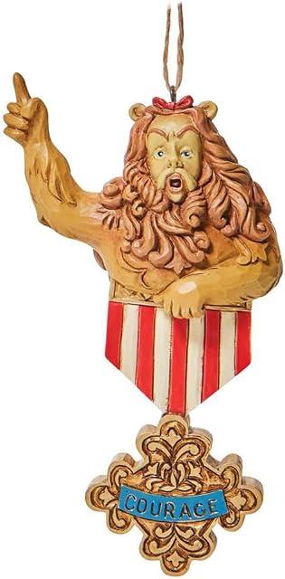 Cowardly Lion Courage (Hanging Ornament) - Wizard of Oz by Jim Shore