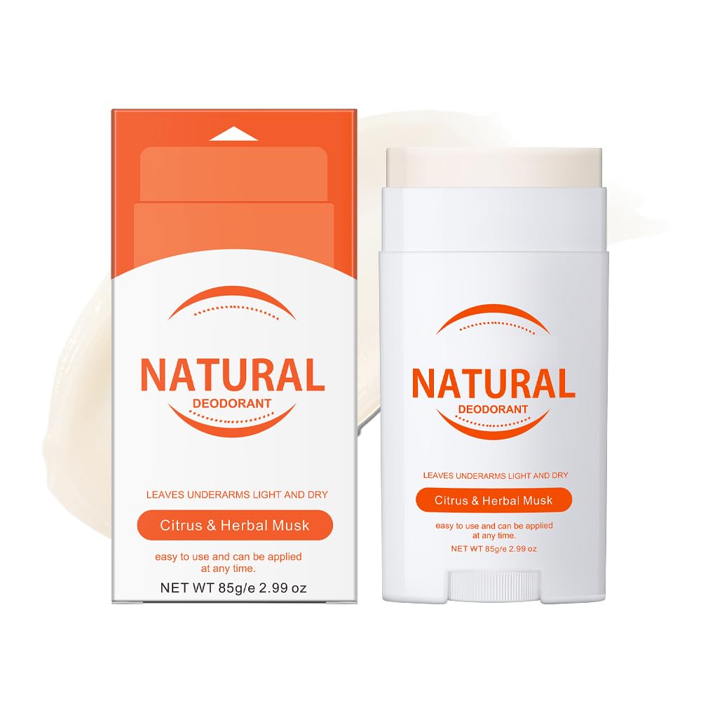 Natural Moisturizing Deodorant Stick, Natural Deodorant for Women and Men, Long Lasting All-Day Odor and Sweat Protection Waterproof