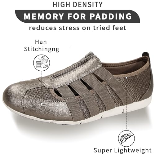 Women's Comfortable Walking Shoes Lightweight Mesh Slip-on Loafers Low Top Casual Fashion Sneaker for Women3