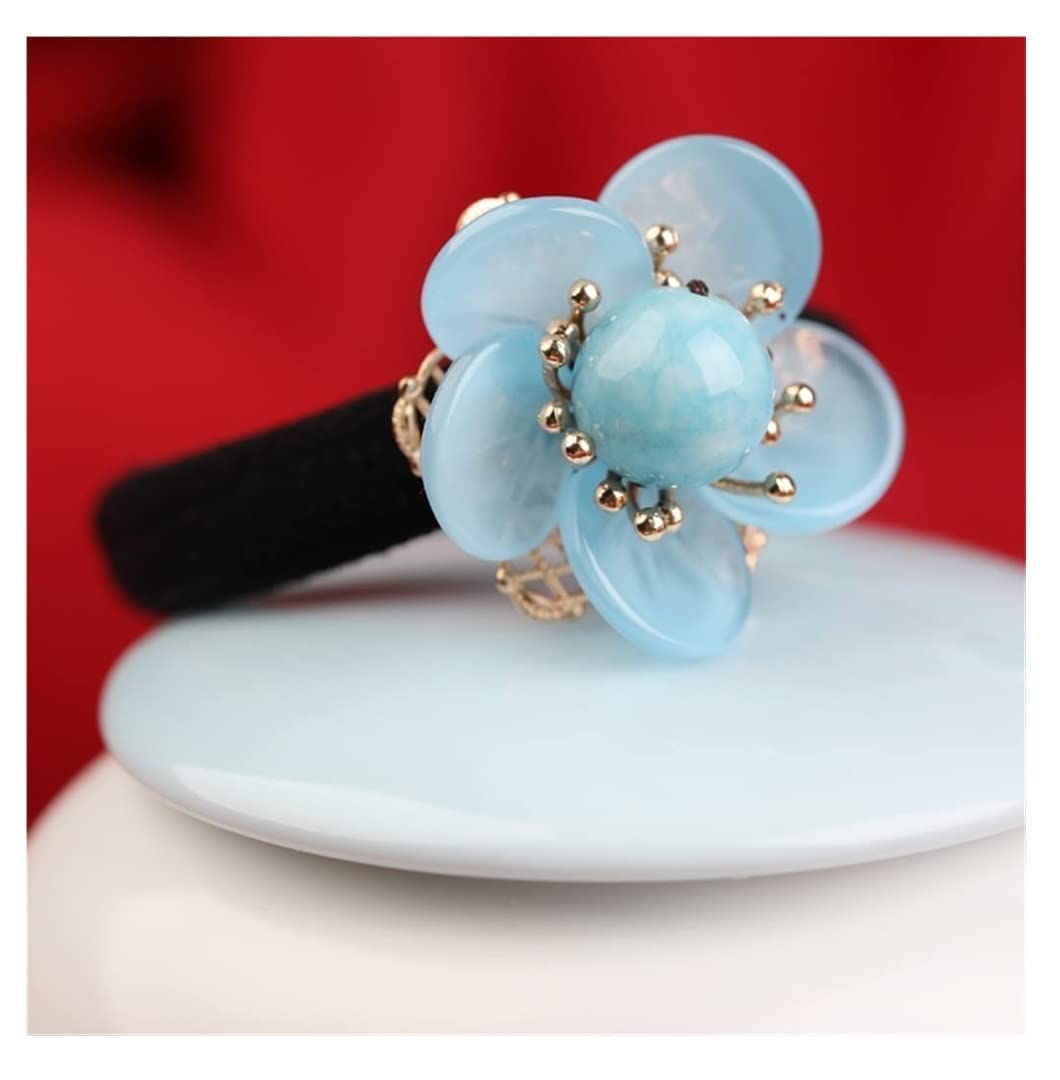 RUVOO Coleteros Goma de Pelo Elegantes Lazos para El Cabello, Coleteros para El Cabello, Cuerdas Elásticas para El Cabello, Accesorios para Niñas, Cola De Caballo Gomas de Pelo