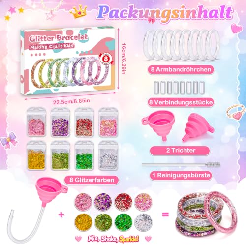 Bricolage fille 8 7 6 9 ans : bracelets à paillettes pour faire des – vue 6