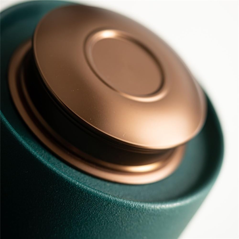 Kanister für Tee, Kaffee und Zucker Vorratsdose for losen Tee aus Keramik mit doppelt versiegeltem Deckel Legierung