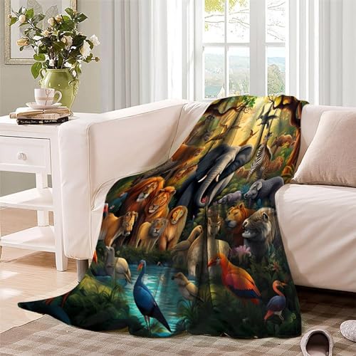 Couverture lit éléphant 3D douce pour soirées cocooning et voyage