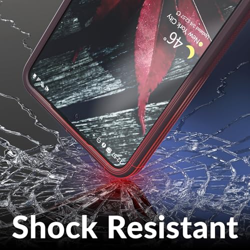 Image of Crave for Samsung Galaxy S26 Case, Compatible with MagSafe Shockproof Protection Dual Layer Case for Samsung Galaxy S26 (6.3 inch) - Berry