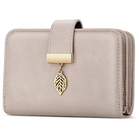 Faneam Women's RFID Blocking Leather Wallet Cover