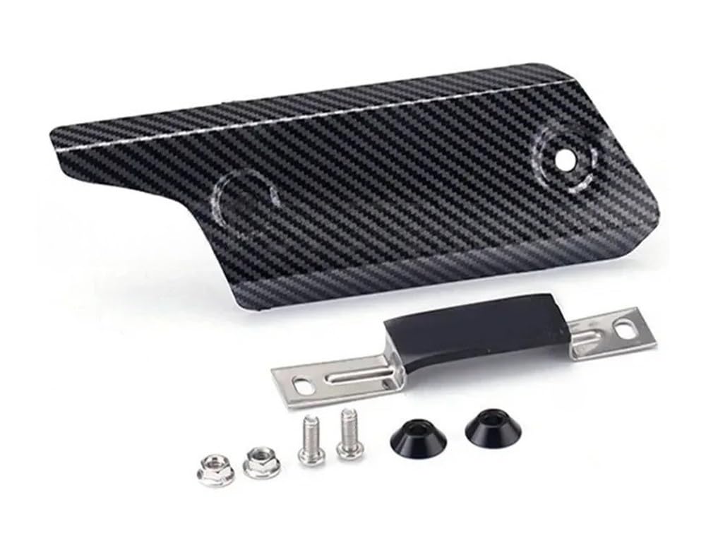 Escudo térmico Motocicleta Accesorios para Motocicletas, Envoltura para Tubo De Escape, Accesorio Térmico, Cubierta Protectora, Protector para Piezas Carcasa Silenciador para 330-220mm