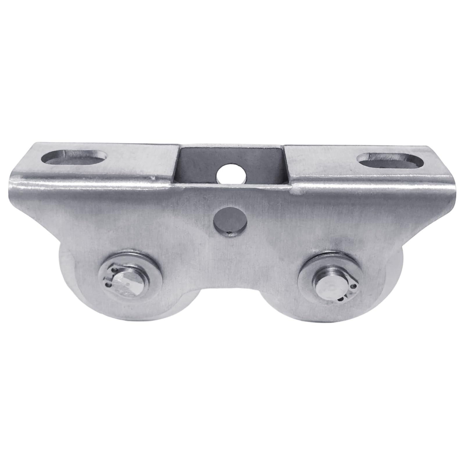 Rust Resistant Stainless Steel Heavy Load Pulley Block Double Wheel Design for Gym Equipment Workshop Storage Steel Strong Wheel Parenthesis