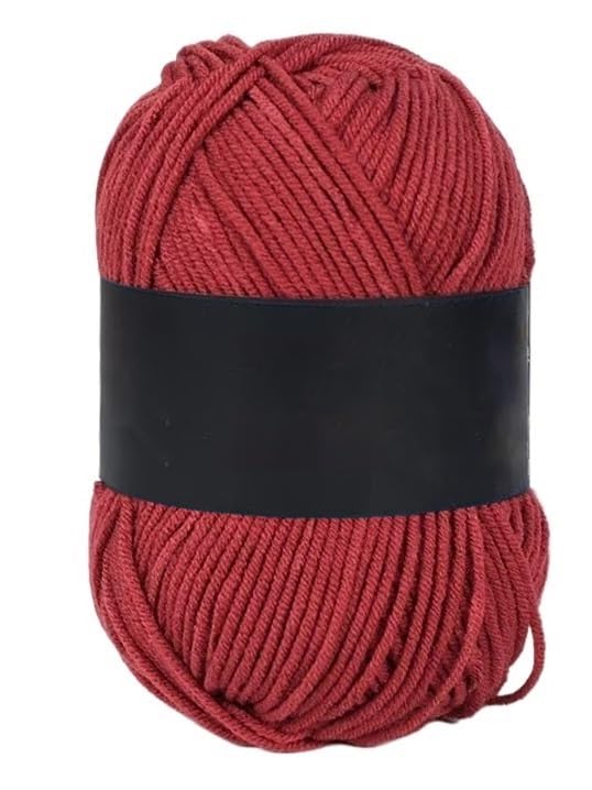 Fil de coton pour crocheter sans s'effilocher 5 rouleaux 50g fil moyen