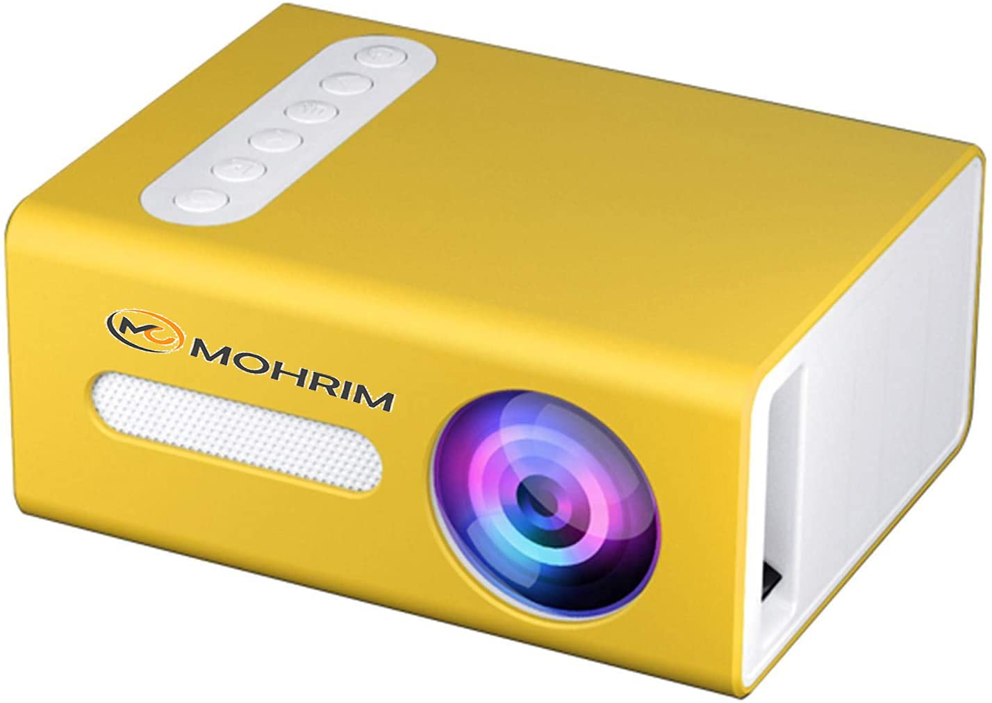 Mini Projector Led T300 Portable Home Cinema Theater Av , Aux , Usb Computer & HDMI (yellow)