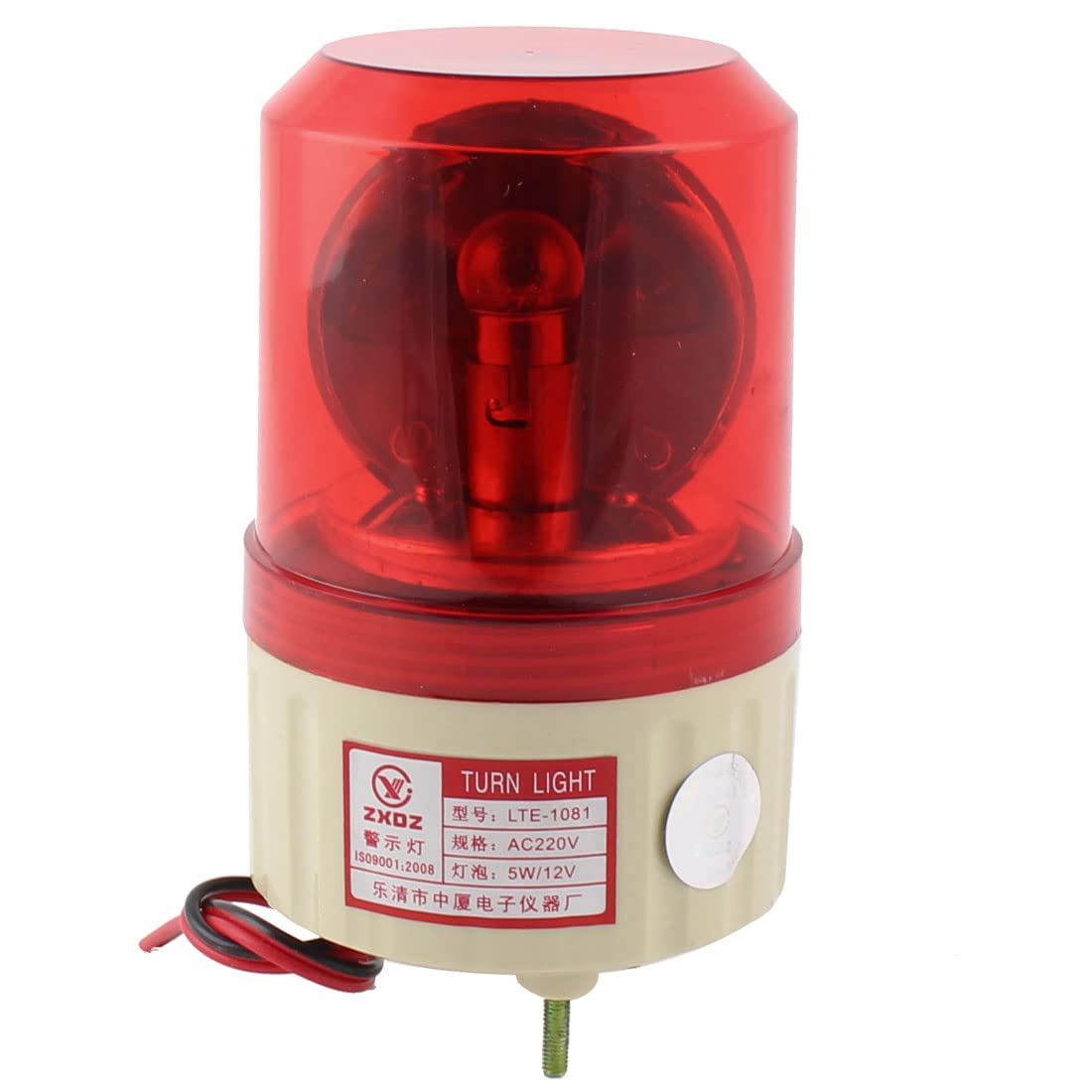 ZHuidjo AC suitablevoltageV Industrial Alarm System Rotating Signal Warning Light Lamp Red (SN: 00f e50 7d6 09e ba1)-image-42