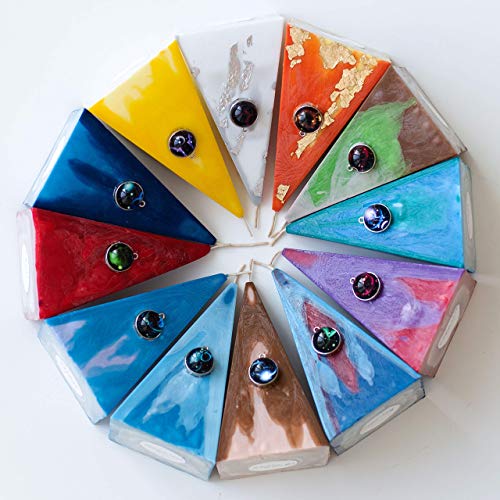 Gift zodiac candle crystal inside gemstones inside the