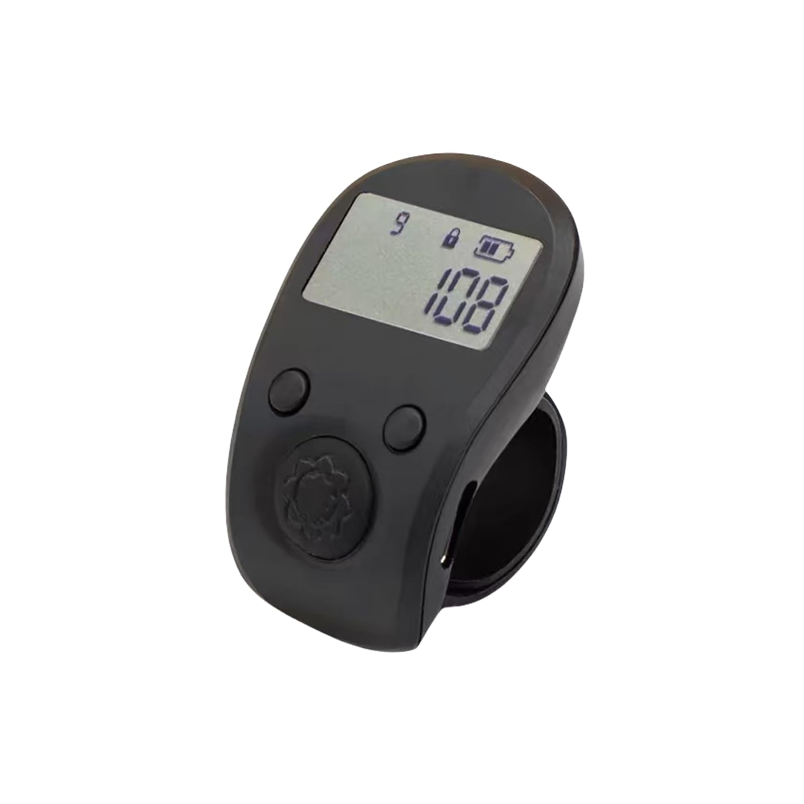 Electronic Glowing Digital Finger Counter Handheld Knitting Row Counter Clickering Miniature Point Marker Counter