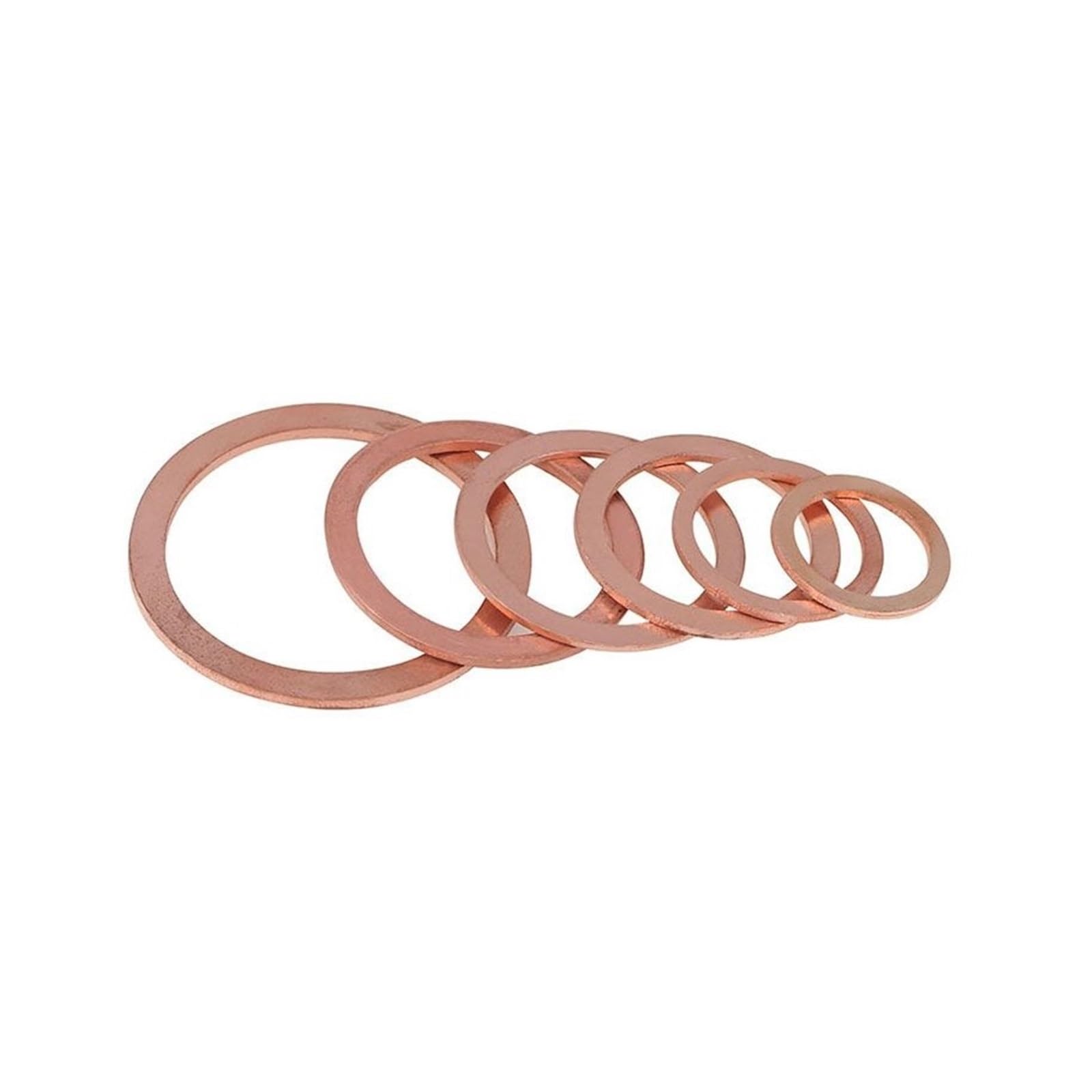 Arandelas de cobre, Anillos de sellado cobre Junta Arandela plana DIN 7603A | M13x17x2-25pc