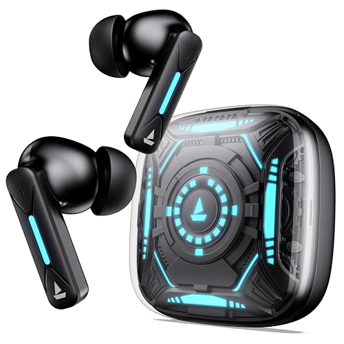 boAt Immortal Airspeed Pro Truly Wireless in- Ear Earbuds w/ 32dB ANC, Beast™ Mode with 40ms Latency, 40hrs Playback, 4 Mics with ENx™, Premium ID w/LEDs & ASAP™ Charge(Black Sabre) (B0D834N3XK) Amazon Price History, Amazon Price Tracker