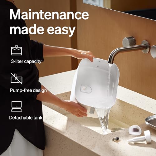 Image of PETLIBRO Upgrade Cat Water Fountain + 4 Packs Genuine Cat Fountain Filter Replacement, Dockstream 2 Smart App Monitoring 5G WiFi Auto Cat Fountain Stainless Steel Tray for Drinking, 3L /101oz