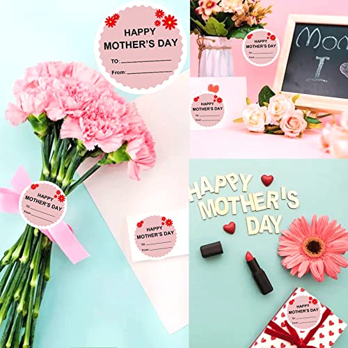 Wootile WOOTILE2022031101 Happy Mother'S Day Stickers 2 Inch Mother'S Day To From Present Tags Wrap Labels thumb #4