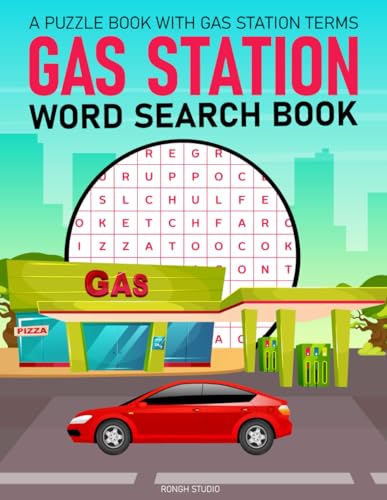 Gas Station Word Search Book: A Gas Station Themed Word Search Puzzle Book