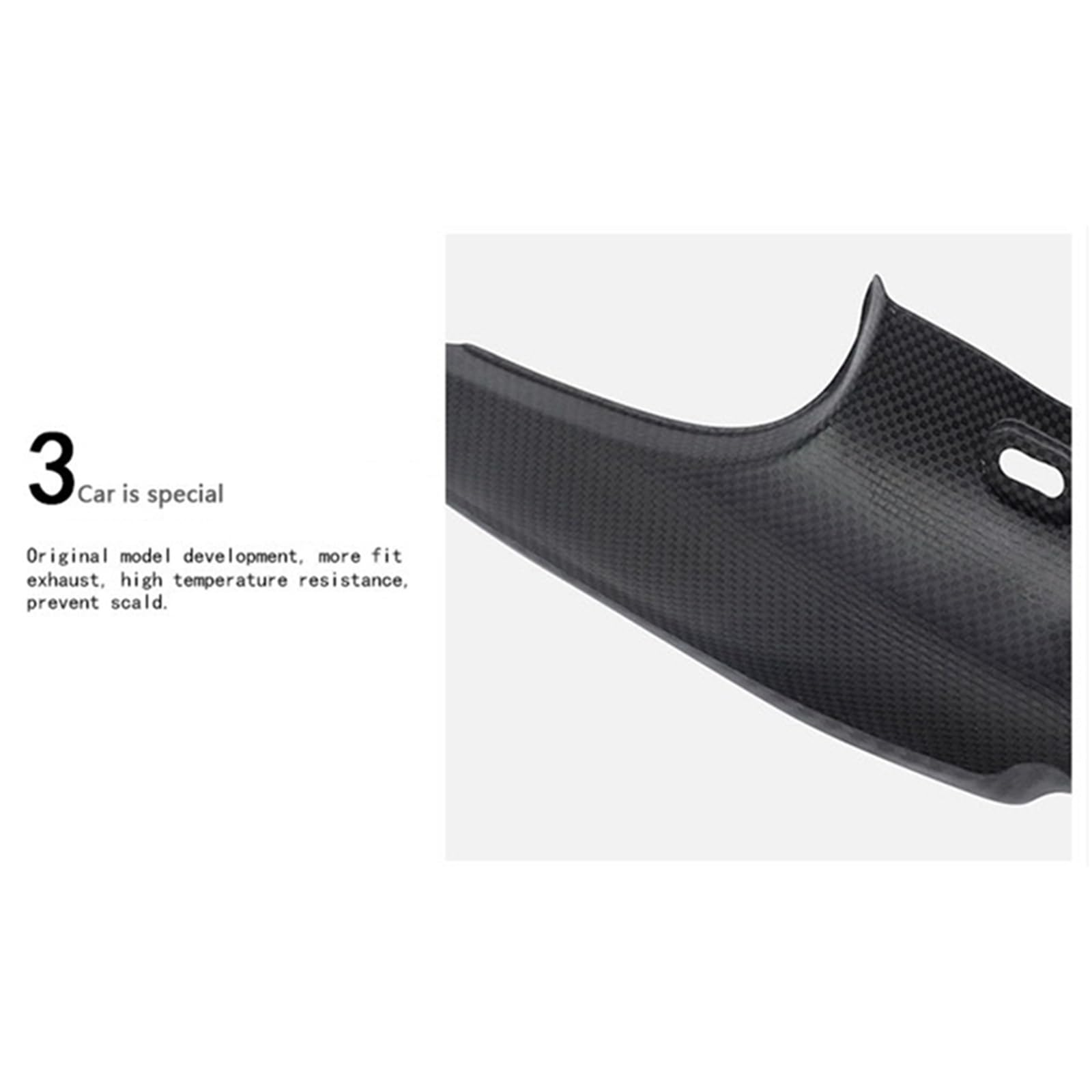 Osłona termiczna wydechu motocykla Osłona tłumika wydechu motocykla, osłona przeciw poparzeniom, pasuje do BMW R1200GS 2013-2018 R1250GS 2019-2023