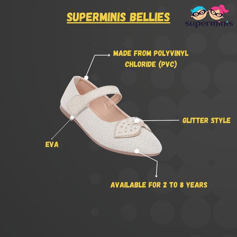 superminis Girls Bow Design with Glitter Shoe/Sandal/Juti 2 51jQJ8FmOGL