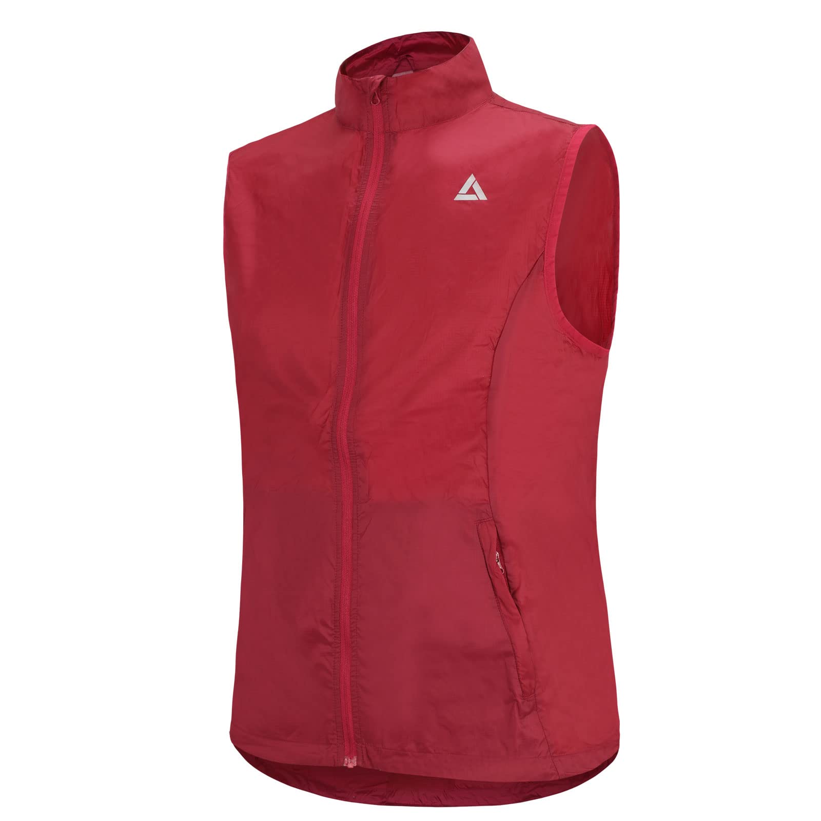 Airtracks Team Line - Chaleco de ciclismo para mujer, ligero, resistente al viento, impermeable, reflectante
