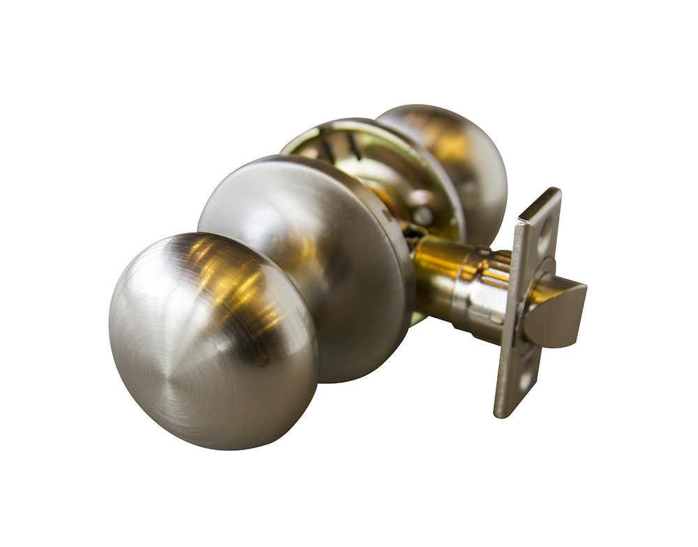 Design House 727321 Canton 6-Way Universal Passage Door Knob, Satin Nickel