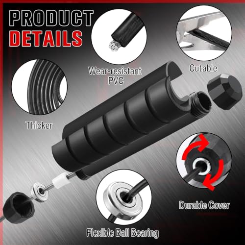 Image of Junkin Jump Ropes bulk for Fitness with Ball Bearings
