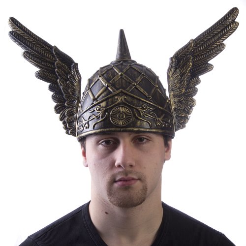 HMS Men's Winged Helmet, Bronze, One Size