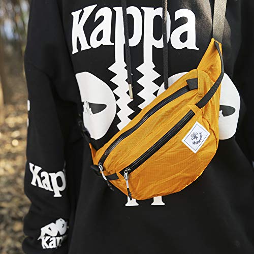 4Monster Pochete portátil para trilhas, resistente à água, leve com alça ajustável para atividades a