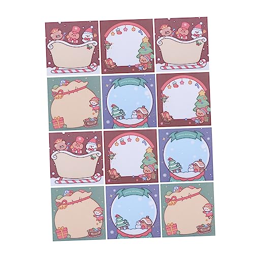 Autocollants de Noël NUOBESTY pour décorer vos cadeaux et votre bureau