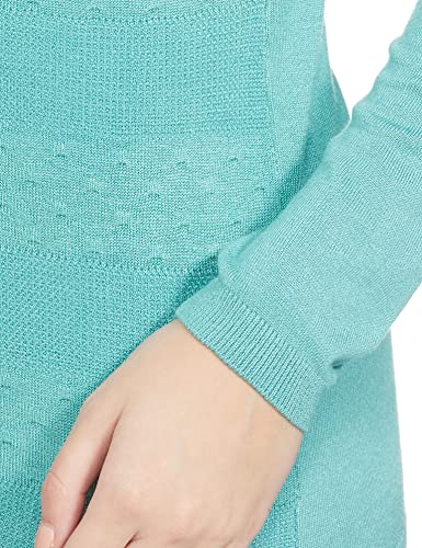 Image of Max Viscose Women's Textured Knit Light V-Neck Sweater