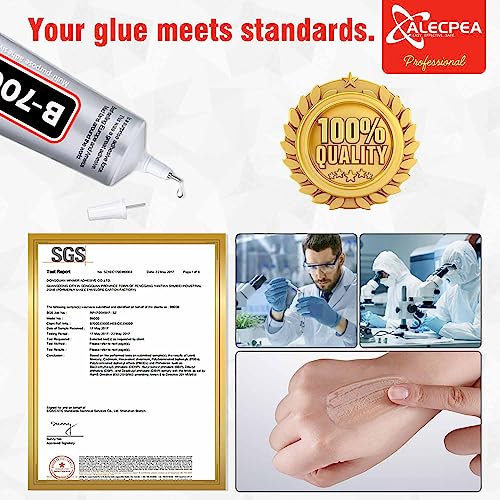 B-7000 Craft Glue for Jewelry Making - 15ml/0.5oz (2 Pack) - Multi-Function B-7000 Super Adhesive Glues Liquid Fusion Glue for Rhinestones Crafts, Clothes Shoes, Fabric, Jewelry Making, Cell Phones - Image 7