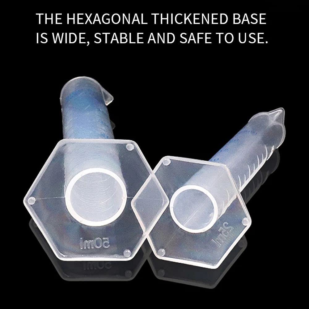 Cilindro Graduato In Plastica Da 100 Ml - Per Laboratorio O Uso Domestico - Foto 8