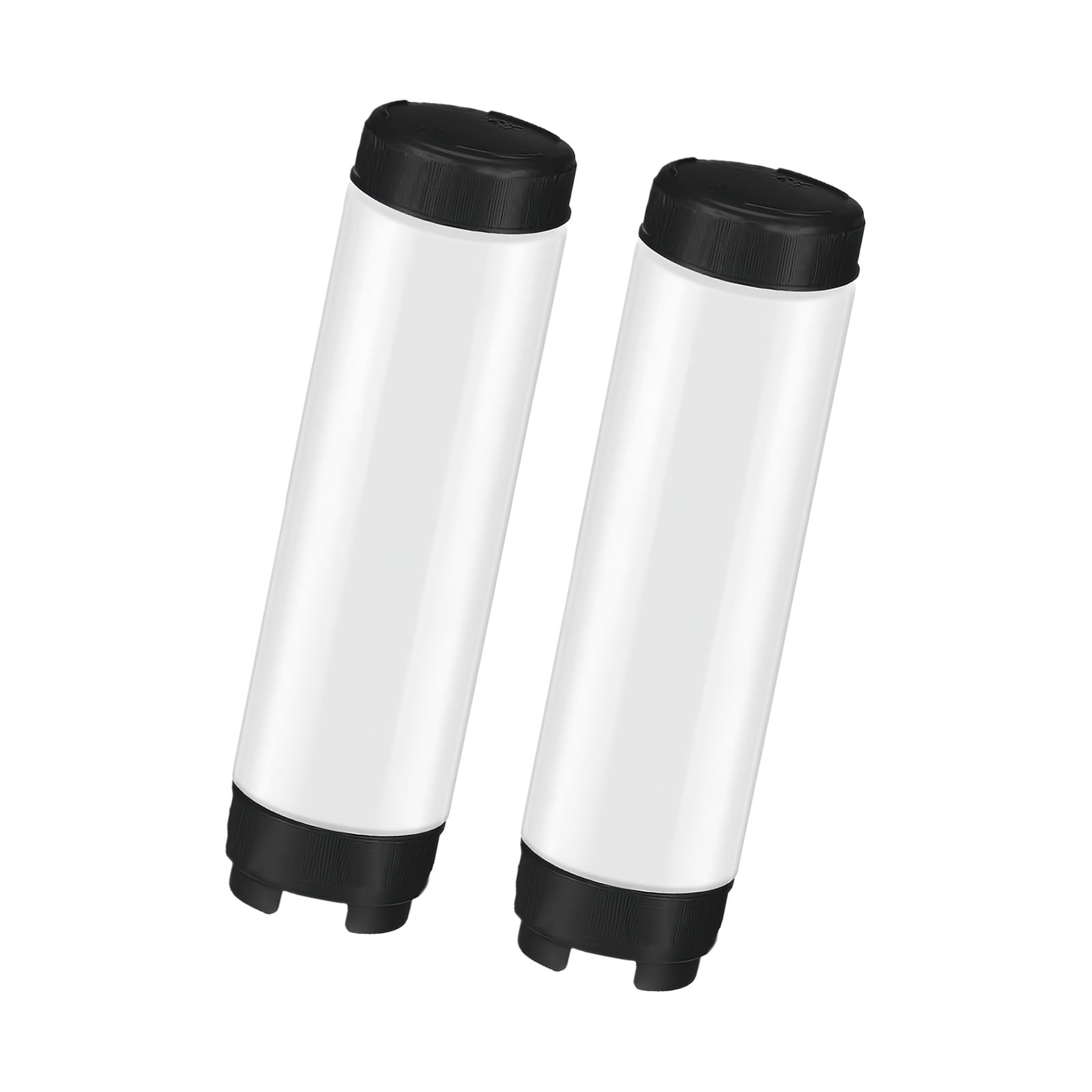 Tsophreniq Innovative Duals Head Sauce Dispenser Accurate Condiment Management Bottle for Camping Picnics Daily Use Duals Head Squeeze Bottle