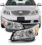 AKKON - For 2010-13 Buick LaCrosses HID Headlights Chrome Housing Clear Lens Full Assembly Bundle Set