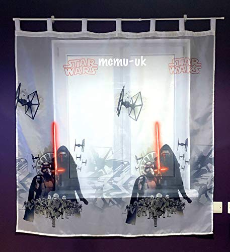P. Paire de Rideaux pour Chambre d'enfant Motif Star Wars 225 x 160 cm